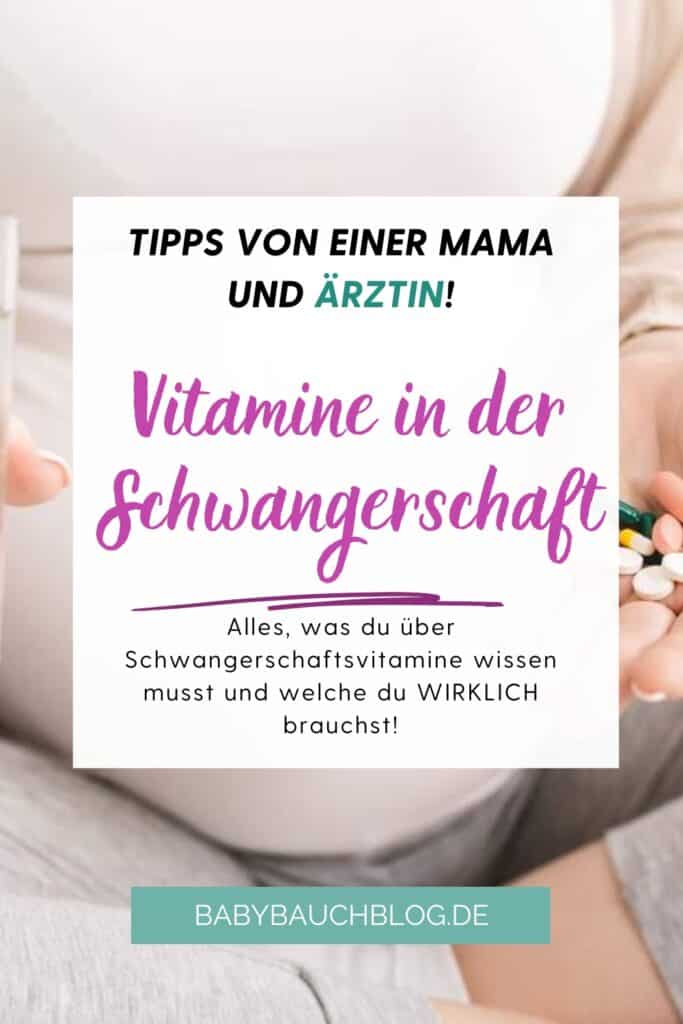 Vitamine in der Schwangerschaft