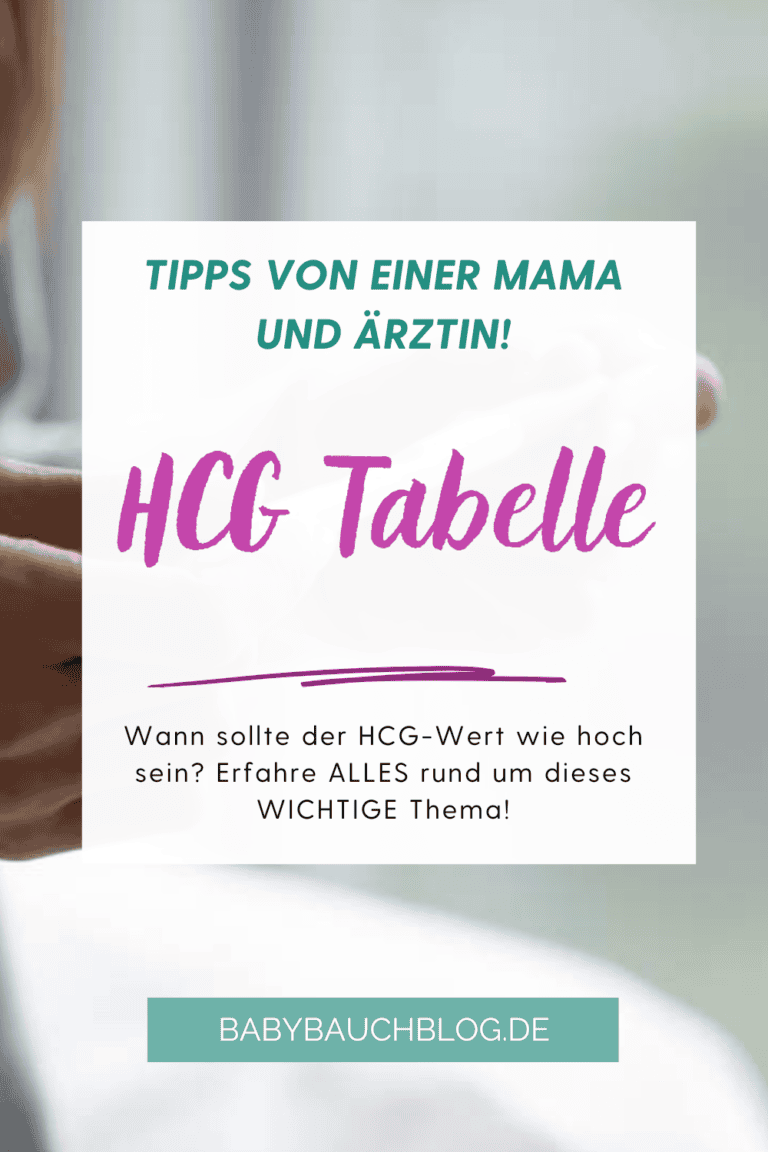 HCG Tabelle – wann sollte der HCG-Wert wie hoch sein?