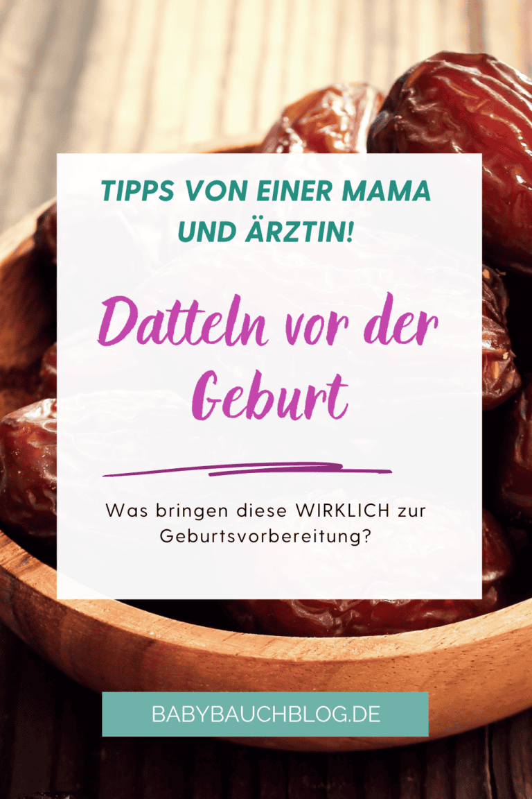 Datteln vor der Geburt