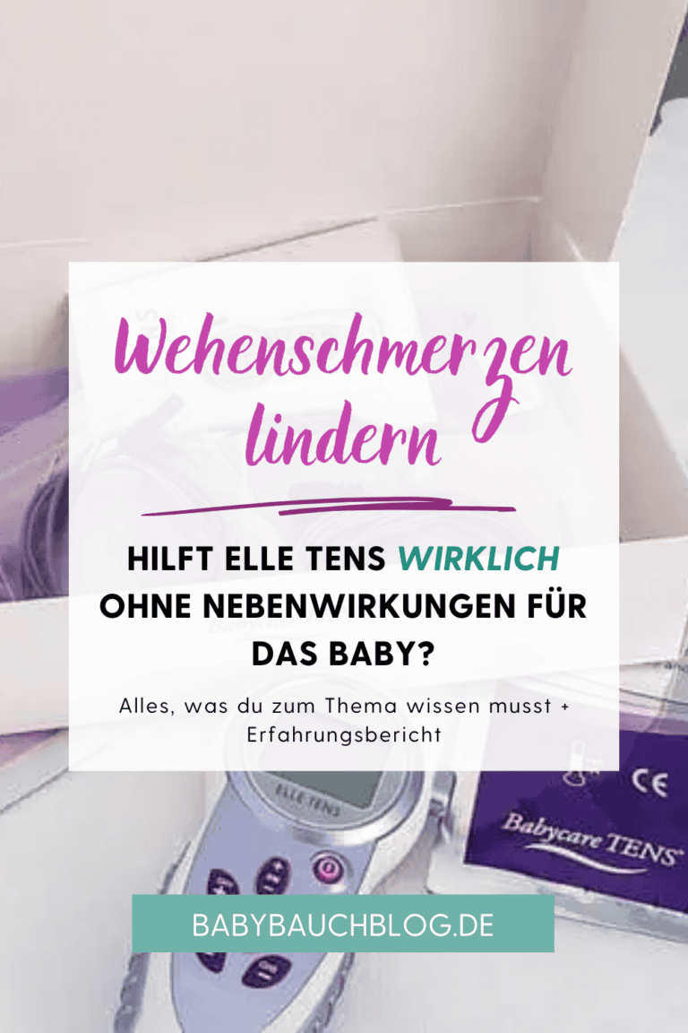 Geburts Elle TENS, um Wehenschmerzen zu lindern